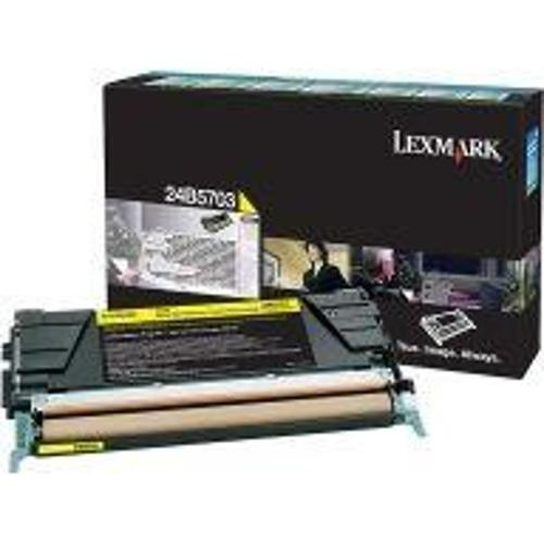 Lexmark 24B5703 XS748 Toner Geel