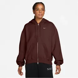 NIKE Standard Midweight Fleece Oversize Kapuzenjacke Damen 658 - mystic dates/sail S