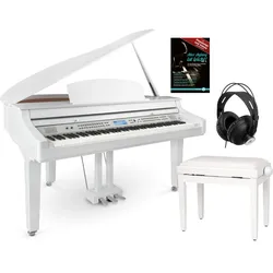 Classic Cantabile GP-A 810 Digitalflügel weiß Hochglanz Set