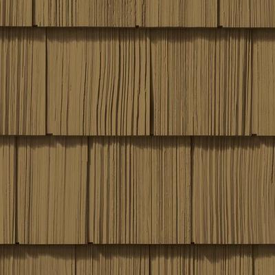 CertainTeed Cedar Impressions Double 7 Inch Straight Edge Rough Split Shakes Siding (1/2 Square) Mountain Cedar