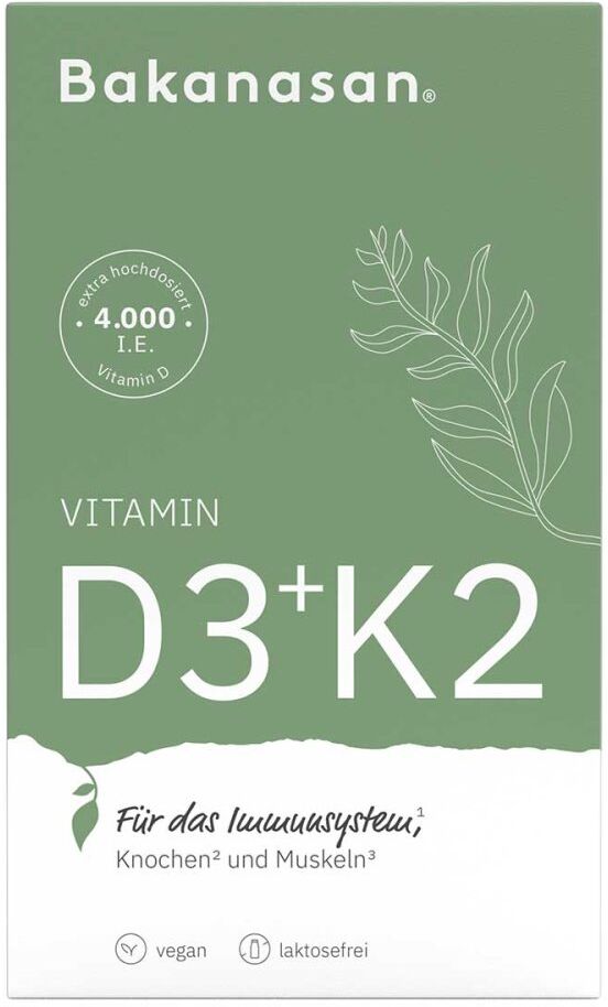 Bakanasan Vitamin D3+k2 Kapseln
