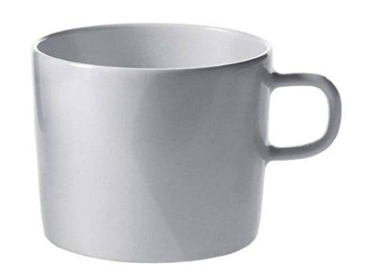 A di Alessi - AJM28/78 - Platebowlcup - Tasse à Thé en Porcelaine Blanche - Set de 4 Pièces