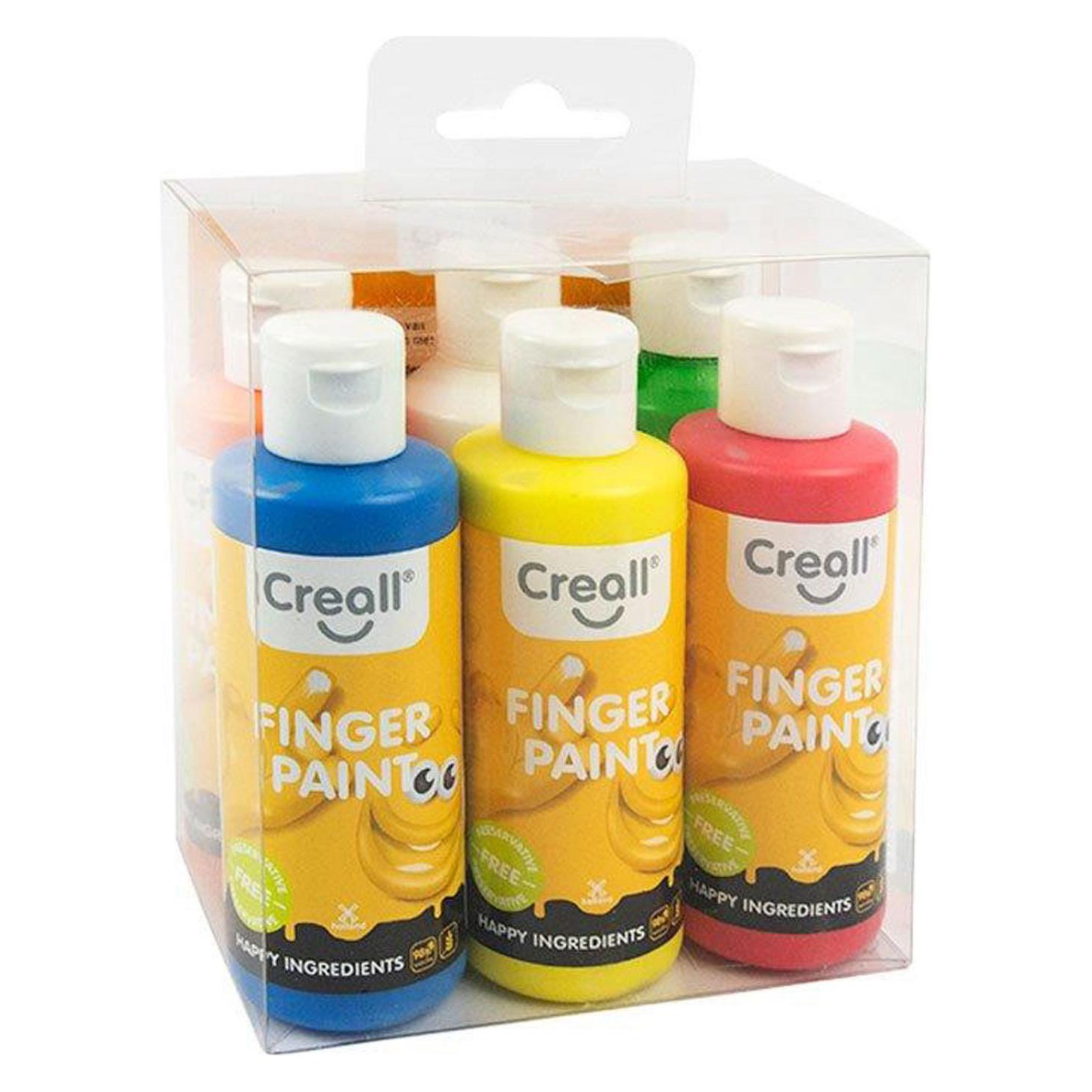 Creall Fingerfarbe Konservierungsfrei, 6x80ml (80 ml) (19795253)