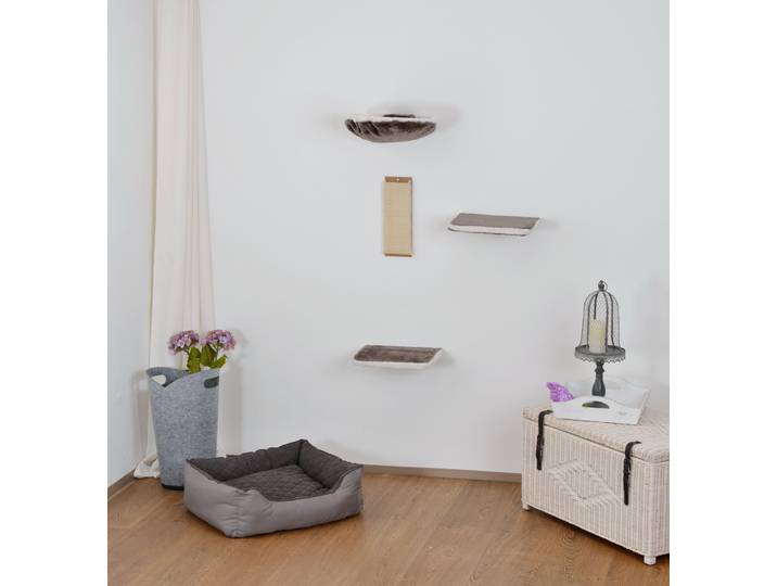 Kletterwand Kira 4-teilig Grau