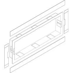 Hansgrohe Wandnische set XtraStoris 300x900x100 94336000