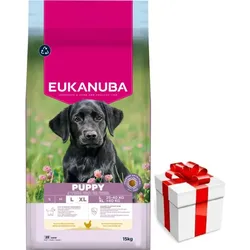 EUKANUBA Growing Puppy/Junior Large Breed 15kg+Überraschung für den Hund