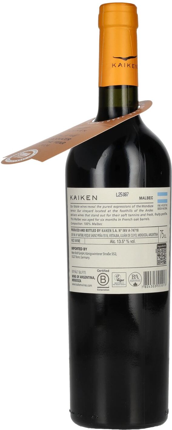 Kaiken Wines Kaiken Estate Malbec 2023 13,5% Vol. 0,75l