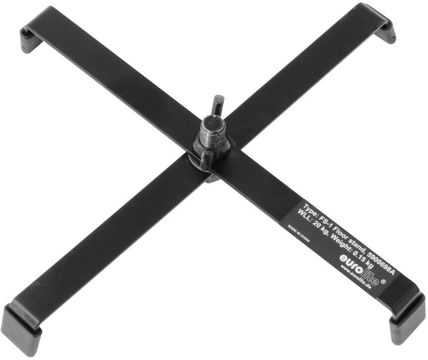 EuroLite Fs-1 Floorstand, Stahl, Schwarz