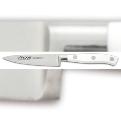 Arcos Serie Riviera Blanc - Schälmesser - Klinge aus Nitrum geschmiedetem Edelstahl 100 mm - HandGriff Polyoxymethylen (POM) Farbe Weiße