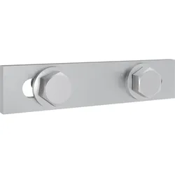 ABN XPL205070 PEN-Brücke CU vernickelt 20x5x70mm mit Befestigungsschrauben