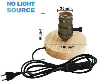 Uplift Picks Modern Wooden E27 Table Lamp Creates Warm Retro Ambiance For Homes c