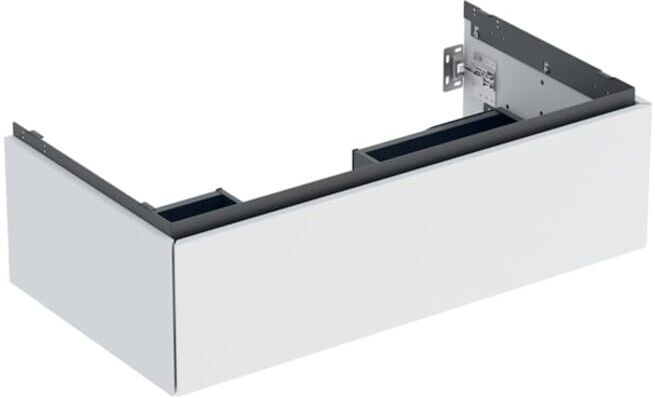 Geberit Meuble sous lavabo One 88,8x50,4x47 cm, blanc/laqué, 1 tiroir (505073002)
