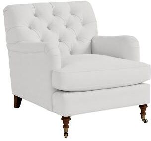 Maggie Upholstered Chair Stocked - Select Colors - Gowan White InsideOut - Ballard Designs