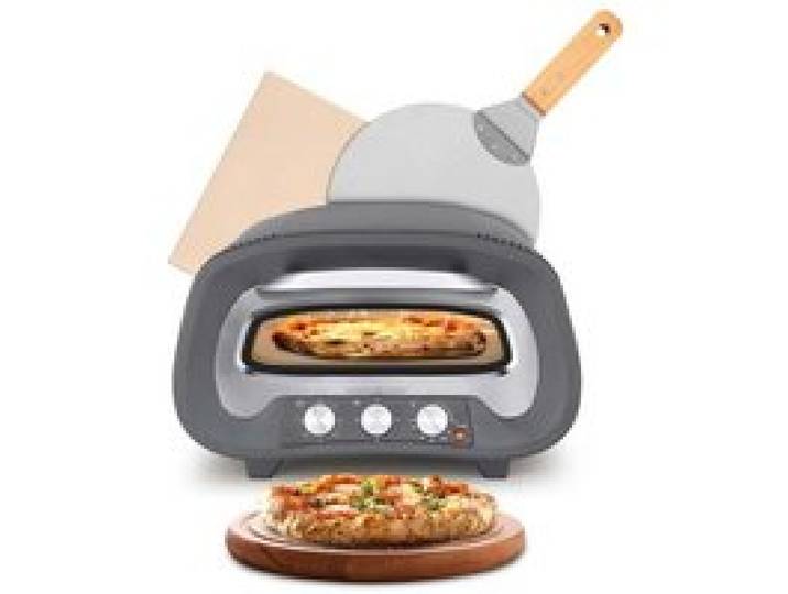 Schneider - Pierre De Feu Serie Z Grey - Gris - Four à Pizza - 2200 W - 430 °c