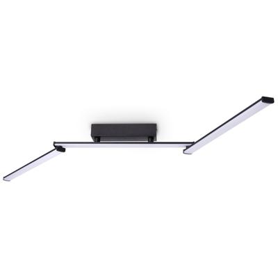 PACO HOME Deckenleuchte "DAVE", schwarz (schwarz, weiß), H: 10,4cm, Leuchten, LED Deckenstrahler