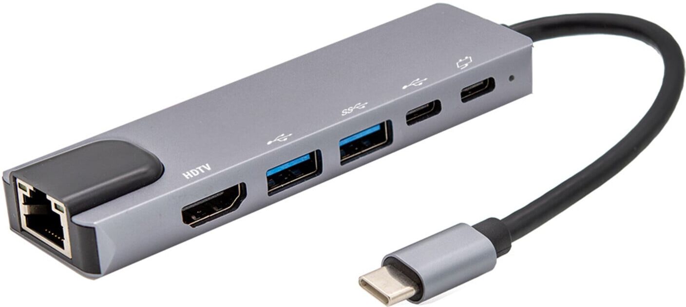 e+p USB-C Multiport-Adapter MPA 6 6-fach (000257060000)