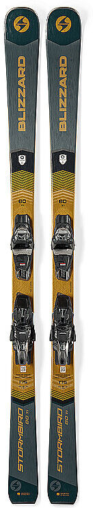 BLIZZARD Pistenski Set Stormbird 80 TI + TP11 Light Demo dunkelgrün   175 B
