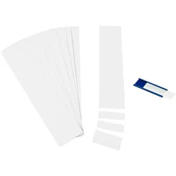 Ultradex, Kartenaufbewahrung, Einsteckkarten für 15mm Einsteckschiene 70x12mm weiss VE=220 Stück