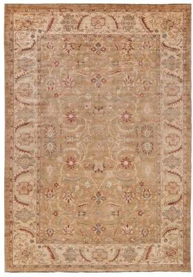 EXQUISITE RUGS ONE-OF-A-KIND Antique Weave Agra Hand Knotted Camel Rug - 12'x18'