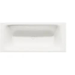 Kaldewei NUIO DUO Badewanne, alpinweiß matt, 2000 x 1000 mm, 470 mm tief, mit Schallschutz