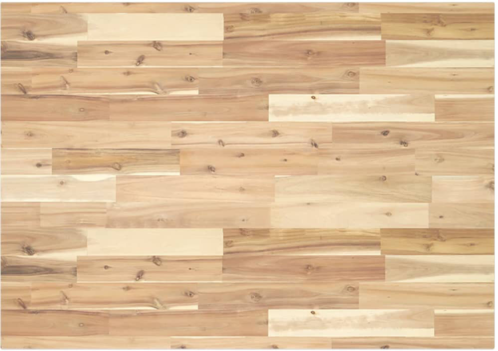 Alpen Home Table Top Rectangular Solid Wood Acacia Natural 2cm H x 140cm W x 60cm D