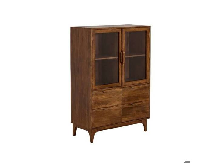 Vitrine en bois de manguier Remick