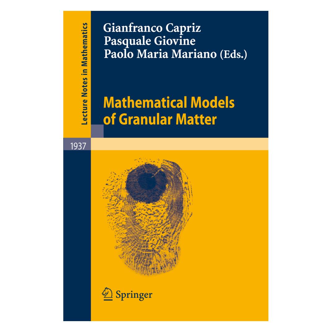 Springer Mathematical Models of Granular Matter (Englisch, Softcover, Gianfranco Capriz, Paolo M. Mariano, Pasquale Giovine) (55198912)