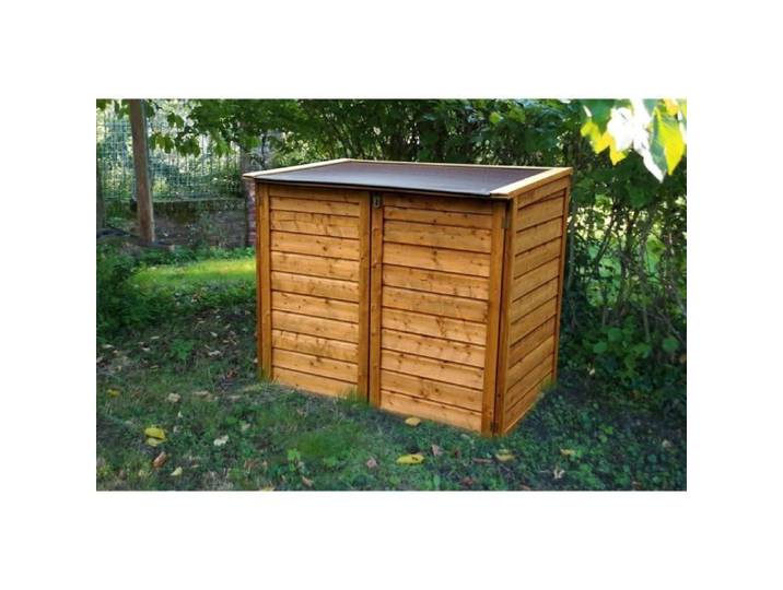 CHALET & JARDIN Coffre de rangement 1350L - 150x98x130cm - Marron
