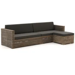 ROUGH-C Chaiselongue Lounge-Set 3-teilig