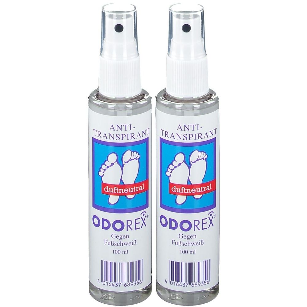 Odorex gegen Fuß-Schweiß 2x 2x100 ml Körperpflege