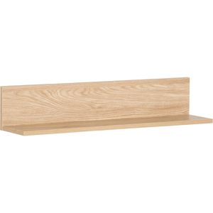 Möbelpartner Wandregal Elma, 158221, eiche, Schweberegal aus Holz, 80 x 15,7 x 17,3cm