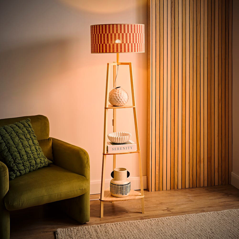 Fjørde & Co Matte Tripod Floor Lamp 157.5cm H X 39cm W X 39cm D