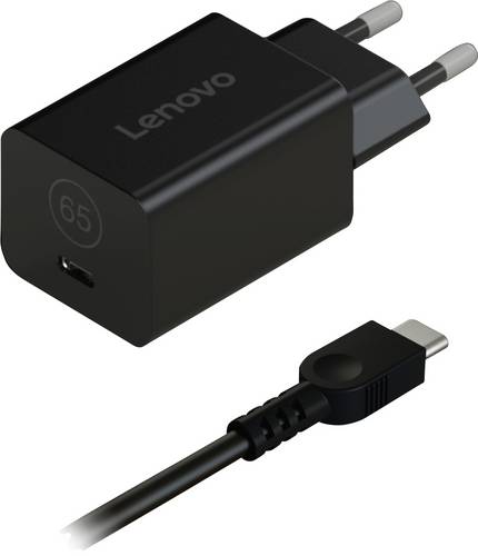 Lenovo G0A6GN65EU USB Ladegerät 65 W 1x USB-C Schwarz