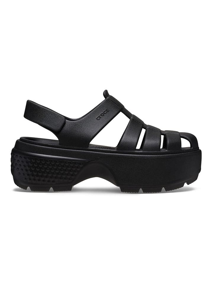 Crocs Sandaletten "Stomp Fisherman" in Schwarz - 39/40