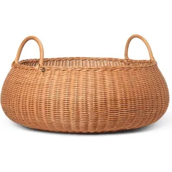 Ferm Living Aufbewahrungskorb 60 cm aus Rattan