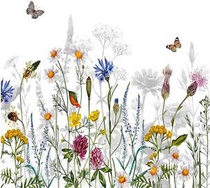 Veer Decor Wildflowers Wall Mural