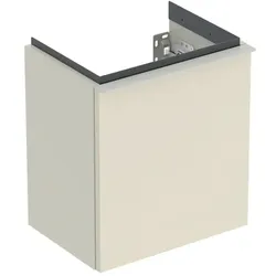 Geberit iCon Handwaschbecken-Unterschrank 502301JL1 37x41,5x27,9cm, 1 Tür, Anschlag links, sand hochglänzend, Griff sand matt