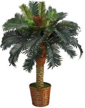 Nearly Natural "3' Sago Palm Artificial Tree - 6"""