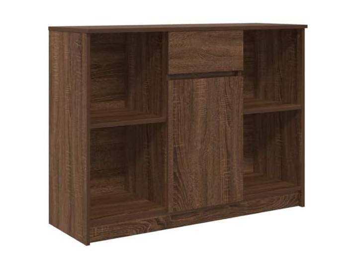 vidaXL Sideboard mit Schublade Braun Eichen-Optik 101x35x76 cm