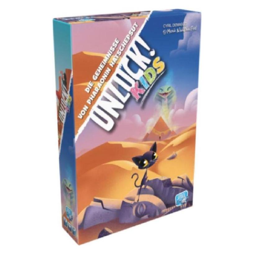 Asmodée SCOD0115 - Unlock! Kids: Die Geheimnisse von Pharaonin Hatschepsut, Rätselspiel, für 1-4 Spieler, 6+ (Deutsch, 1 - 4 Spieler) (SCOD0115)