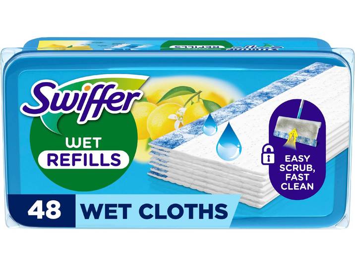 Reinigungstuch Swiffer Citrus Fresh 48 Stück , weiss (weiß), Putztücher, Reinigungstuch