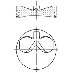 Kolben MAHLE 101 73 00