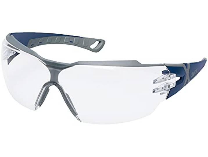Veiligheidsbril uvex Pheos CX 2, kleurloos PC-oculair, gecertificeerd NF EN 166 170, anti-condensglazen, krasbestendig, chemicaliën, uv-bescherming 400, licht