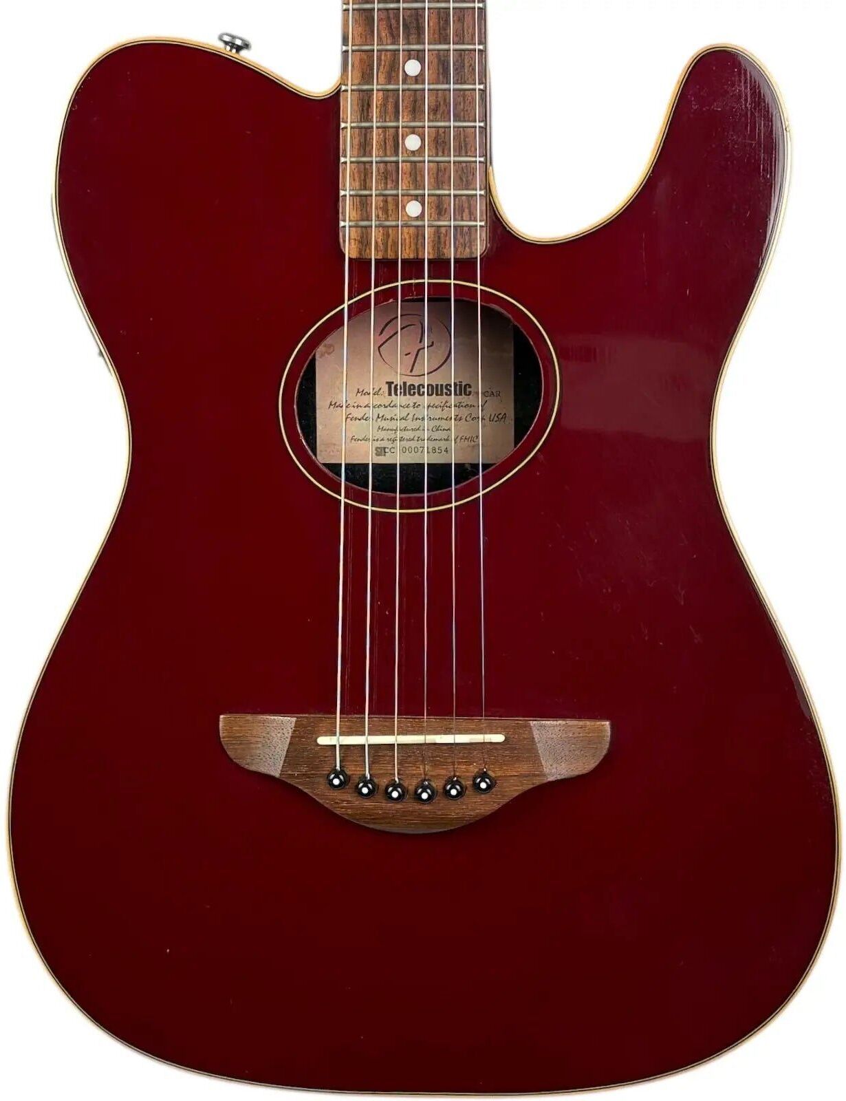 Fender Telecoustic 2000 - Candy Apple Red   rouge bonbon - Refurbished