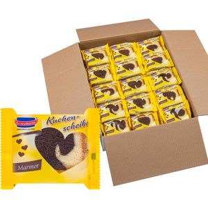 KuchenMeister Kuchen Marmor Kuchenscheiben, Rührkuchen, einzeln verpackt, je 25 g, 90 Stück