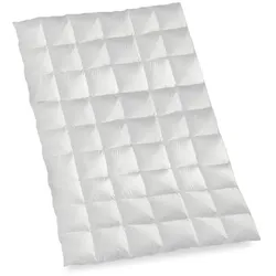 Centa-Star Ganzjahresbettdecke Golf von Alaska 135 x 200 cm Baumwolle Braun Sahara