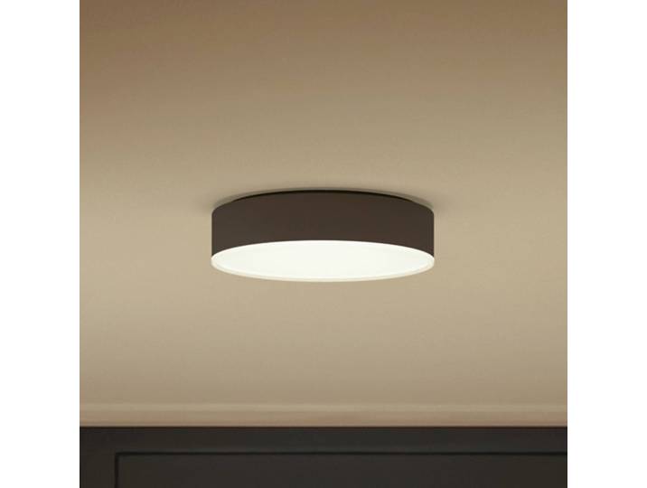 Philips Hue Smart Home Deckenleuchte Hue, dimmbar, schwarz, für Wohn- / Esszimmer, Metall, Modern