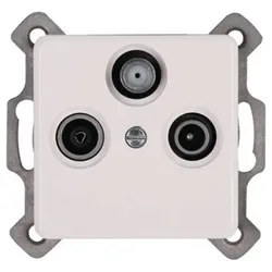 Kopp 917113080 Antennensteckdose 3-fach TV RF SAT Milano weiß