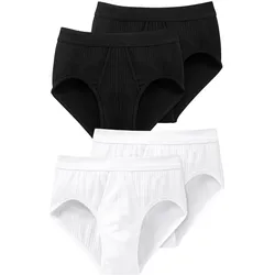 Schiesser Herren Slip Authentic Sport 4er Pack