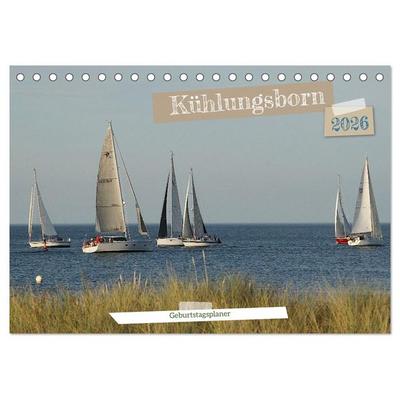 Kühlungsborn Geburtstagsplaner (Tischkalender 2026 DIN A5 quer), CALVENDO Monatskalender